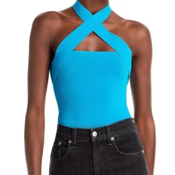 NWT Tamiko Convertible Halter Top ALICE + OLIVIA size M - Picture 1 of 9